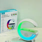 G Shape LED Wireless Charging Speaker With LED Light