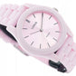 Lorus Ladies Analogue Quartz Pink Dial with Rubber Silicone Strap Watch -  RG257RX9 NEEDS BATTERY