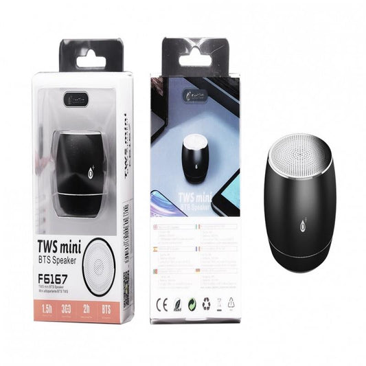 Mini TWS Bluetooth Speaker Karta, 4W, 300mAh, Black