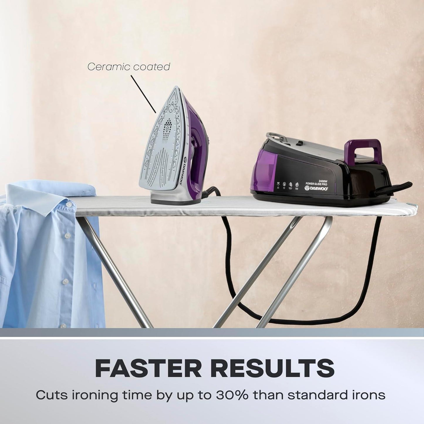Daewoo 2400W 1.2L Steam Iron