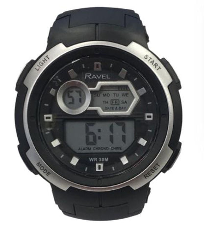 Ravel Mens Boys 3ATM Digital Sports Dial Rubber strap Watch RDG.14.25-41