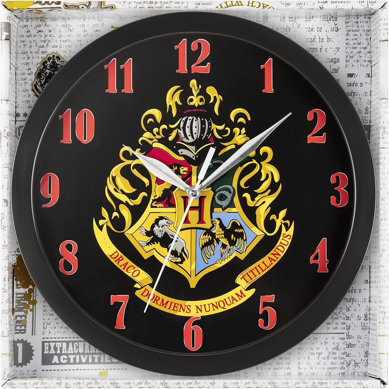 Harry Potter Children Black Frame Wall Clock HP3049 25CM