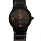 Clasico Ladies Dated Water Resistant Round Dial Black Metal Strap Watch Available Multiple colour