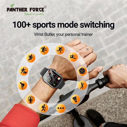 Panther Force Stylish AMOLED Display Smart Watch