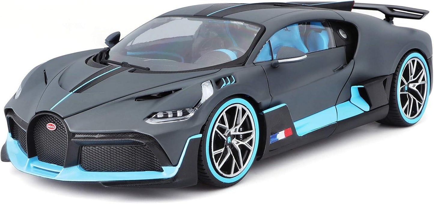 Burago 1:18 Bugatti Divo Flat Dark Grey Die Cast