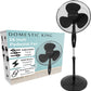 Domestic King 16 Inch Pedestal Fan Black- DK18070