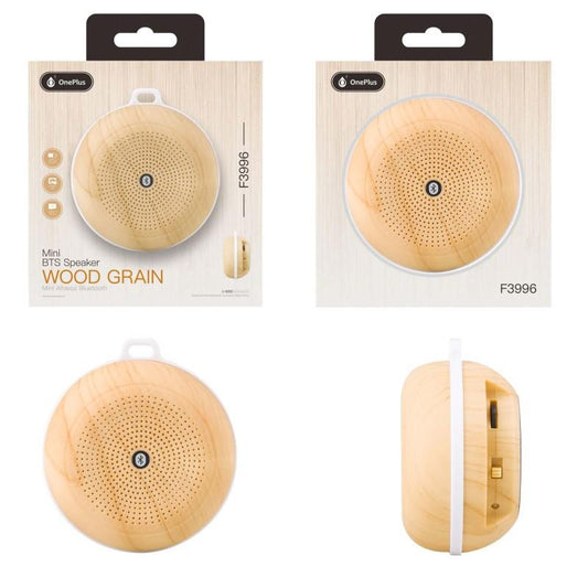 Mini Wooden Bluetooth Speaker Incense 3W, FM / TF, 5V, Light Wood