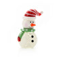 Objets d'Art Snowman with Green Scarf Figurine