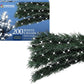 200 LED Bright white chaser Christmas Lights 13.9m