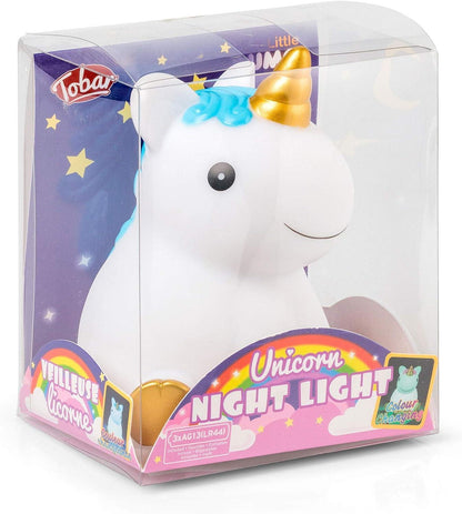 Tobar Unicorn Colour Changing Night Light