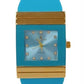 Clasico Ladies Water Resistant Bling Big Square Dial Rubber Strap WatcH  Available Multiple colour