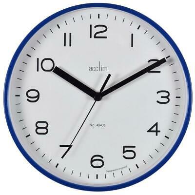 Acctim Runwell 200mm Analogue wall clock Midnight Bue
