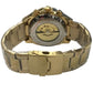 Christyan Arden Mens Fashion Dated Dial Analogue Gold/Black Metal Bracelet Strap Watch