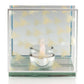 Hestia Glass Tea Light Gold Bee