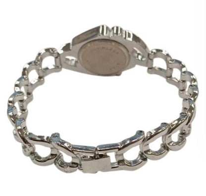 Luisant Ladies Fashion Triangle Dial Silver Steel Bracelet Strap Watch - CLEARANCE NEEDS RE-BATTERY Available Multiple Colour