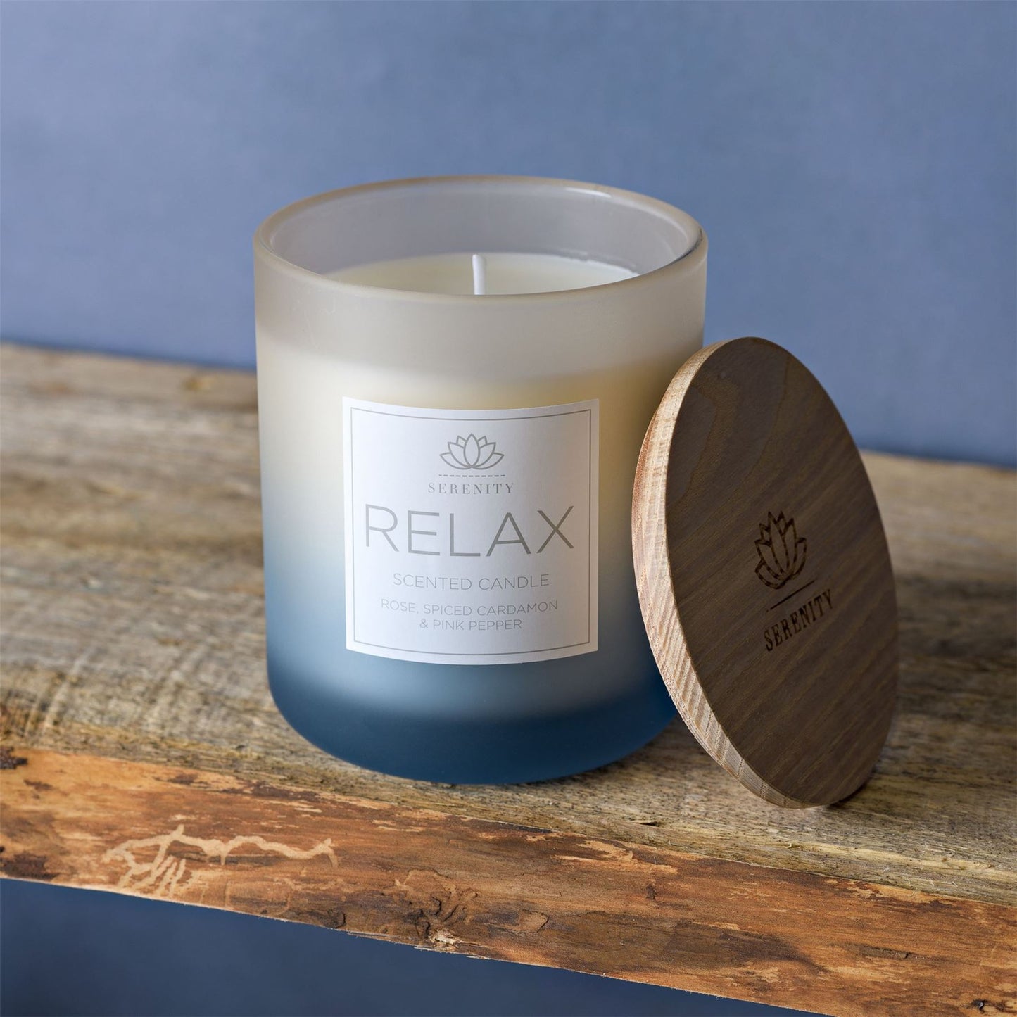 Serenity Relax Candle 270g Rose & Spiced Cardamon