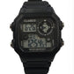 Clasico Mens Digital Water Resistant Rubber Strap Watch Available Multiple colour