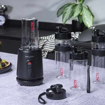 Salter Kuro Actifusion Blender With Four Bottles
