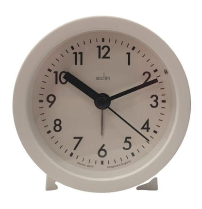 Acctim Gaby Small Analogue Contemporary Bedside Alarm Clock Available Multiple Colour Available Multiple Colour
