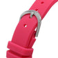 Lorus Ladies Girls Pink Dial and Pink Rubber PU Strap Watch RRX81GX9