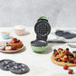 Giles & Posner 3 in 1 Mini-Bites Maker - Non-Stick Cooking Plates, Doughnut, Waffle, and Pancake Maker