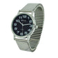 Ravel Mens Basic Classic Bold Easy Read Expander Bracelet Watch R0208G