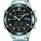 Lorus Mens Chronograph Day Date Black Dial Silver Stainless Steel Bracelet Watch RW635AX5