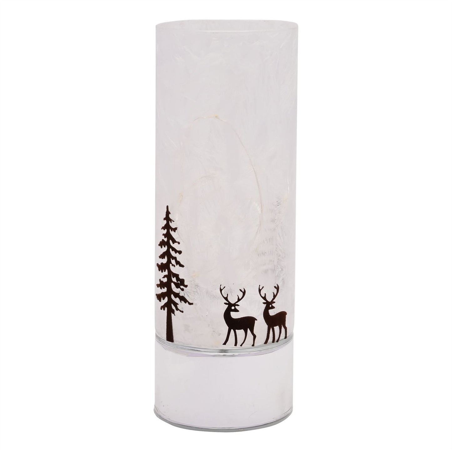 Large Reindeer with Tree LED Light Tube