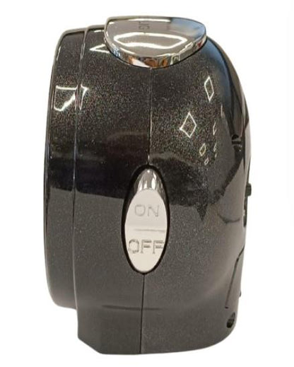 Acctim Eden Non Ticking Sweep Crescendo Alarm Clock in Black - 16523