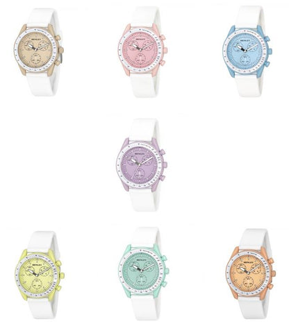 Henley Ladies Fashion Pastel Coloured Silicone Sports Watch H06179 Available Multiple Colour