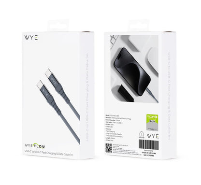 WYEFLOW USB-A to USB-C Fast Charging & Data Cable 1m