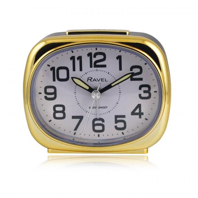 Ravel Small sized pillow shaped Bedside Quartz Alarm Clock RC040 Available Multiple Colour