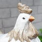 Country Living Hand Painted Figurine - Chicken