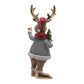 Reindeer With Christmas Tree Figurine