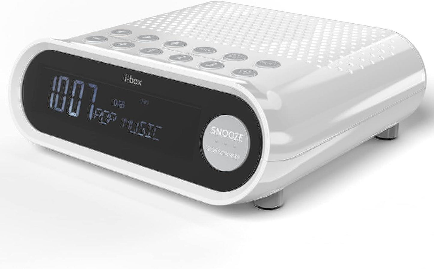 i-box Bedside Alarm Clock with DAB Radio