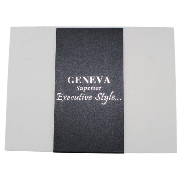 Geneva Mens Watch Gift set - Wallet Pen Keychain WATCH STYLE MAY VARY