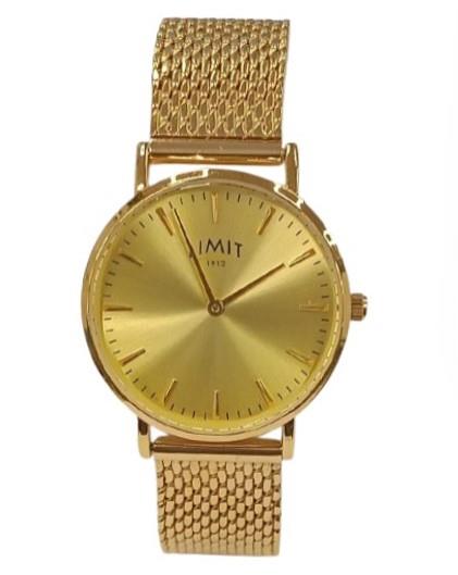 Limit Ladies Fashion Gold Plated Dial with Gold Plated Mesh Bracelet Strap Watch 60113