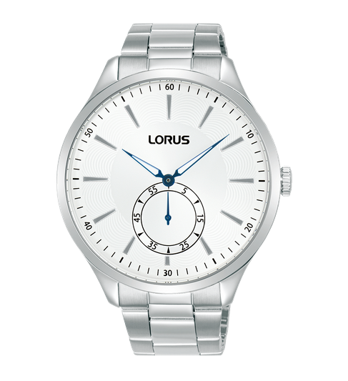 Lorus Mens White sunray dial Bracelet Watch NEEDS BATTERY
