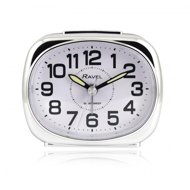 Ravel Small sized pillow shaped Bedside Quartz Alarm Clock RC040 Available Multiple Colour