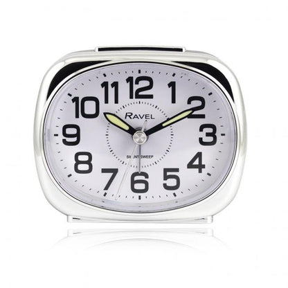 Ravel Small sized pillow shaped Bedside Quartz Alarm Clock RC040 Available Multiple Colour