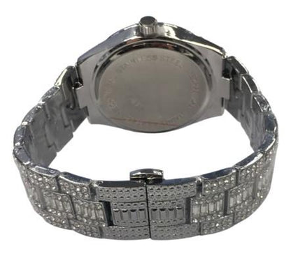 NY London Mens Fashion Bling Assorted Watch Dated Round Dial Bracelet Watch Available Multi Colour