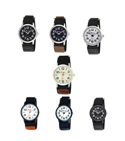 Ravel Mens Velcro Sports Bold Arabic Dial Watch R1601.64 Available Multiple Colour