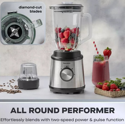 Daewoo 800w Stainless steel Blender & Grinder
