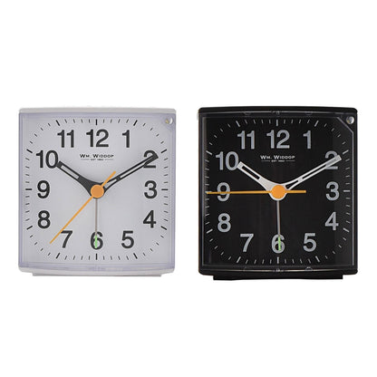 5374 WM WIDDOP® ALARM CLOCK WITH SWEEP MOVEMENT AVAILABLE MULTIPLE COLOURS