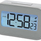 Acctim jet Digital Alarm Clock, LCD Digital Display with White Backlight, Snooze Function, Volume Control (Pigeon Grey)