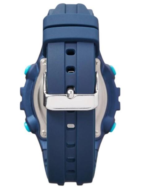 Lorus Mens White Day/Date Dial Blue Rubber Strap Watch R2325PX9