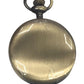 Mens & Ladies Mechanical Hand Winding Half Hunter Steampunk Bronze Pocket Watch