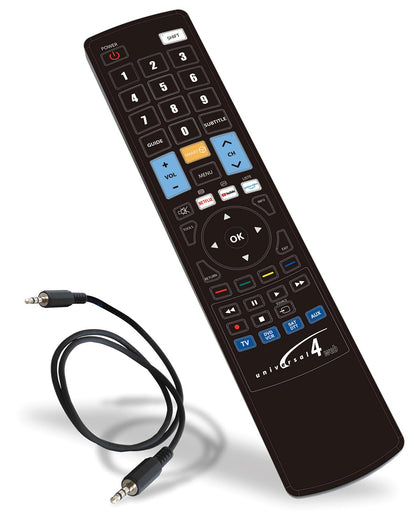 Universal 4 Device Remote Control (Web Programmable)