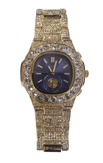 NY LONDON GENTS BLING WATCH PI-7644 Available Multiple Colour