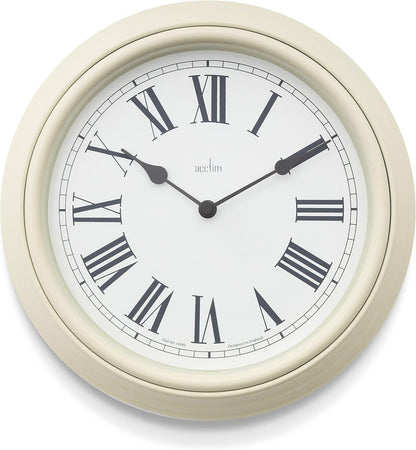 Acctim Devonshire Traditional 28cm Quartz Wall Clock Available Multiple Colour